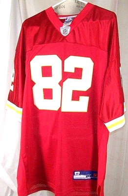 Camiseta deportiva auténtica de los Kansas City Chiefs #82 Dwayne Bowe NFL cosida Reebok 54 adulto Foto 1 de 4
