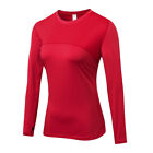 Women's Compression Gym Running T shirts Breathable Long Sleeve Tights Quick Dry