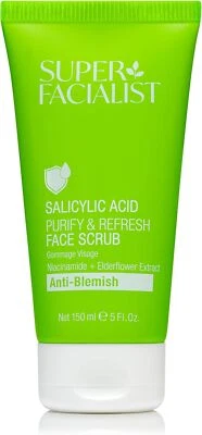 Super Facialist Salicylic Acid Anti Blemish Purify & Refresh Face Scrub - Face W