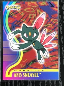Sneasel # 215 Pokemon Card Topps TV Animation Edition - Picture 1 of 2