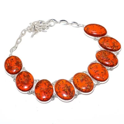 Collana gioielli in argento sterling 925 regalo fatto a mano con pietre... - Immagine 1 di 4