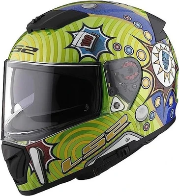 LS2 BREAKER Pinball Fallout Verde Cromo Brilla en la Oscuridad Talla 3XL Foto 1 de 2