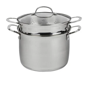 Swiss Diamond Premium Steel Induction Multi Pot/Pasta Set | 4 Piece Set - Picture 1 of 6