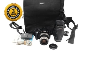 Canon 350D DSLR Camera 8.0MP with Canon 28-90mm and 70-210mm Lenses Bundle - Picture 1 of 10