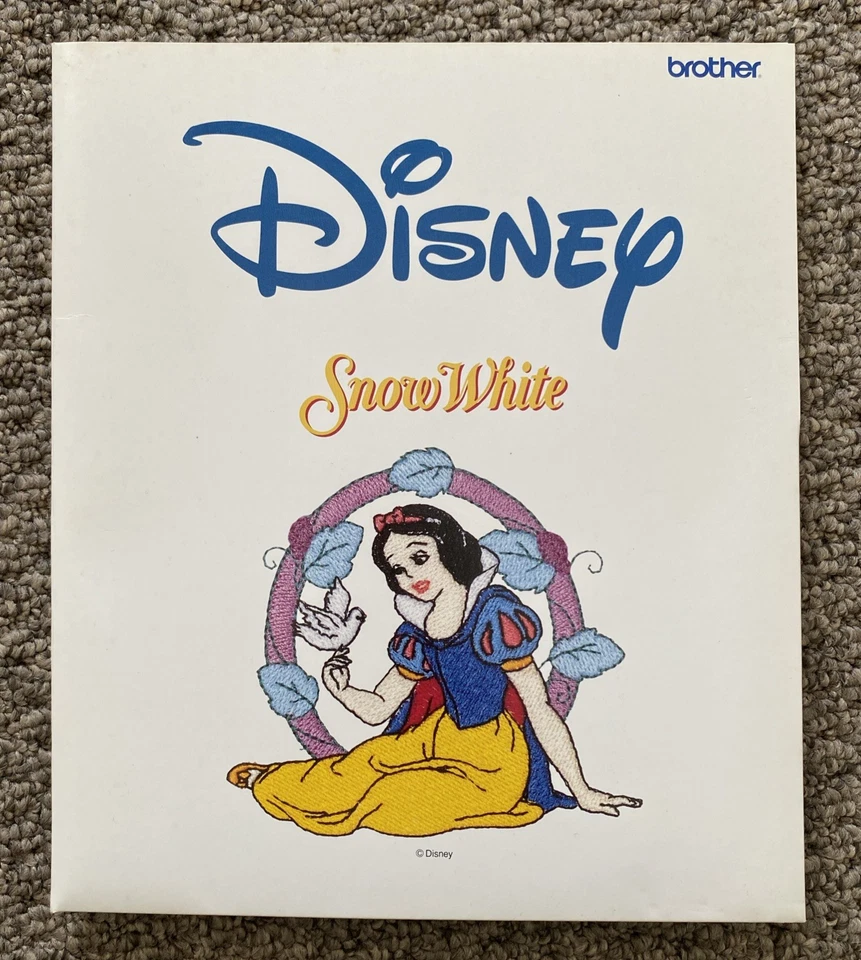 Disney Snow White & Dwarves - Embroidery Card For Brother Embroidery Machine - image 1 of 4