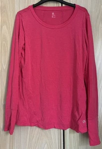 GAP Fit Breathe Long Sleeve Pink Active Top Size Medium - Picture 1 of 3