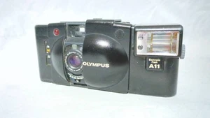 Olympus XA2 Black 35mm Film Camera w/ A11 Flash As-Is - Picture 1 of 7