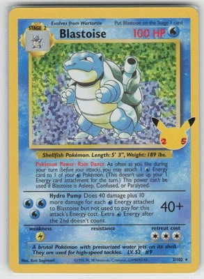 Blastoise Classic Collection Celebrations: Classic Collection 2/102 NM - Image 1 of 2