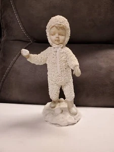 Home Decor - Snowball Throwing kids - Winston Marketing Group - Lot of 2 - Picture 1 of 11