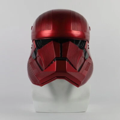 Star Wars 9 The Rise of Skywalker Sith Trooper Red Helmet Cosplay Halloween Prop - Image 1 of 4