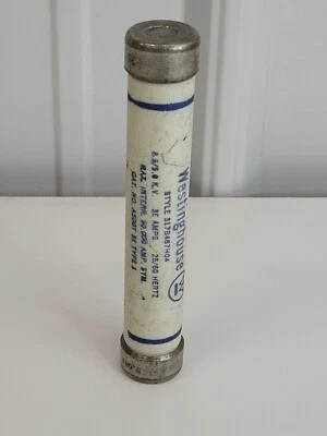 WESTINGHOUSE 317B487H04 FUSIBLES 3E AMPERIOS 2,5/5,0 KV 25/60 HZ nuevo stock antiguo i9 Foto 1 de 2