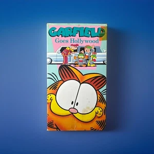 Garfield Goes Hollywood (VHS, 1987) CBS FOX Video Vintage Collectible Rare OOP - Picture 1 of 1