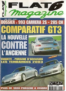 FLAT 6 147 PORSCHE 993 CARRERA 2S 996 GT3 360ch + 381ch 996 GT2 PSI 356 C 1964 - Bild 1 von 2