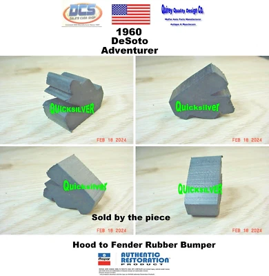 1960 DeSoto Adventurer Hood to Fender Bumper 1624079 MoPar USA - Image 1 of 2