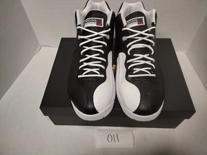 Nike Air Jordan Jumpman Team 1 Black White Red Retro Shoes FV3928-006 US 10.5 - Picture 1 of 10