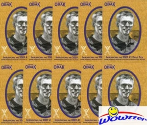 (10) 2010 Obak #N1 Stephen Strasburg National Blue Limited Edition Rookies MINT - Picture 1 of 1