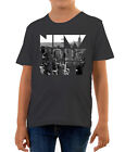 New York City Skyline Kids T-Shirt Nyc Big Apple Usa Classic America