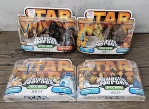 Juego completo de 4 Star Wars Galactic Heroes Hasbro Lucasfilms A New Hope 2004 - Imagen 1 de 22