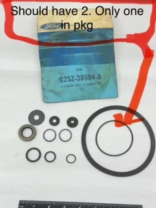NOS Ford C2SZ-3B584-A P/S Pump Gasket Kit – Incomplete – 1965 Mustang T-Bird - Picture 1 of 4