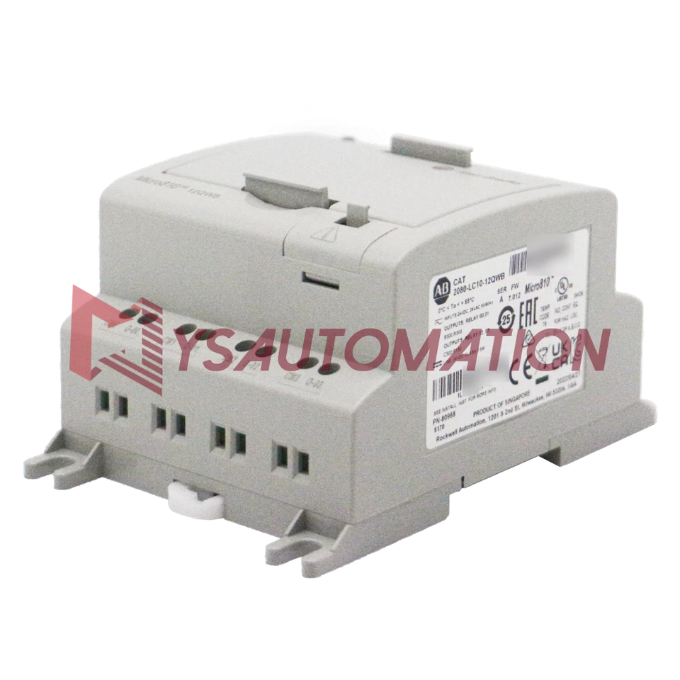Nuevo controlador de relé inteligente Allen-Bradley 2080-LC10-12QWB Micro810 12 E/S Foto 1 de 3