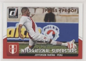 2015 Donruss International Superstars Press Proof Bronze /299 Jefferson Farfan