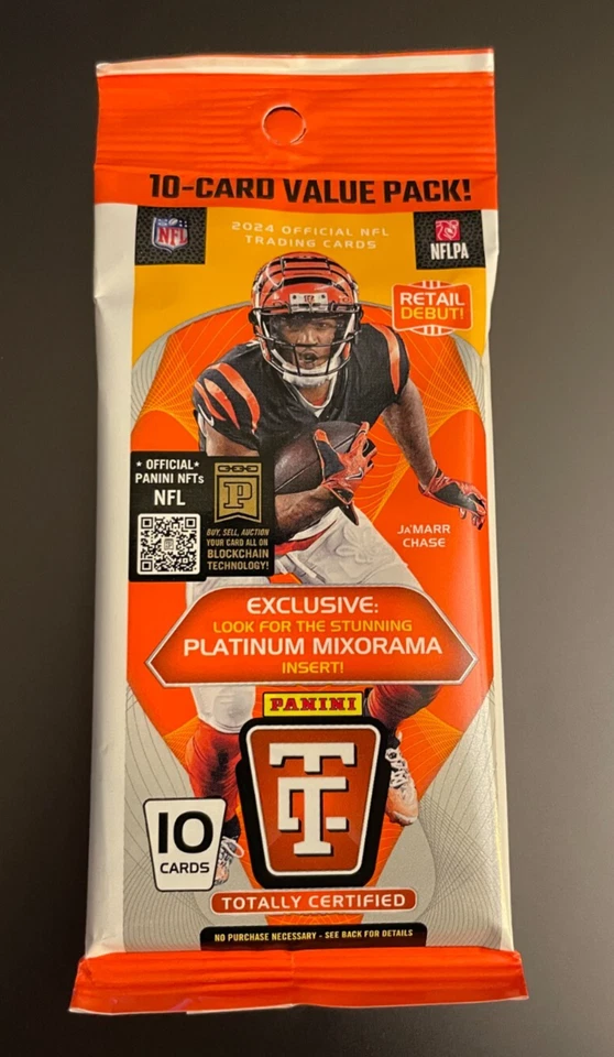 2024 PANINI TOTALLY CERTIFIED FOOTBALL Guaranteed Autograph Auto FAT HOT PACK - Image 1 of 1