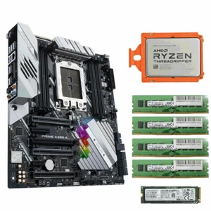 ASUS PRIME X399-A + CPU AMD Ryzen 1920X 3,50 GHz 4x 8 GB 32 GB RAM DDR4 256 GB SSD - Foto 1 di 10