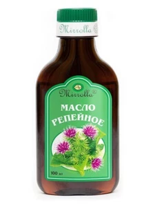 Natural Burdock oil against hair loss 100 ml, натуральное репейное масло - Picture 1 of 2