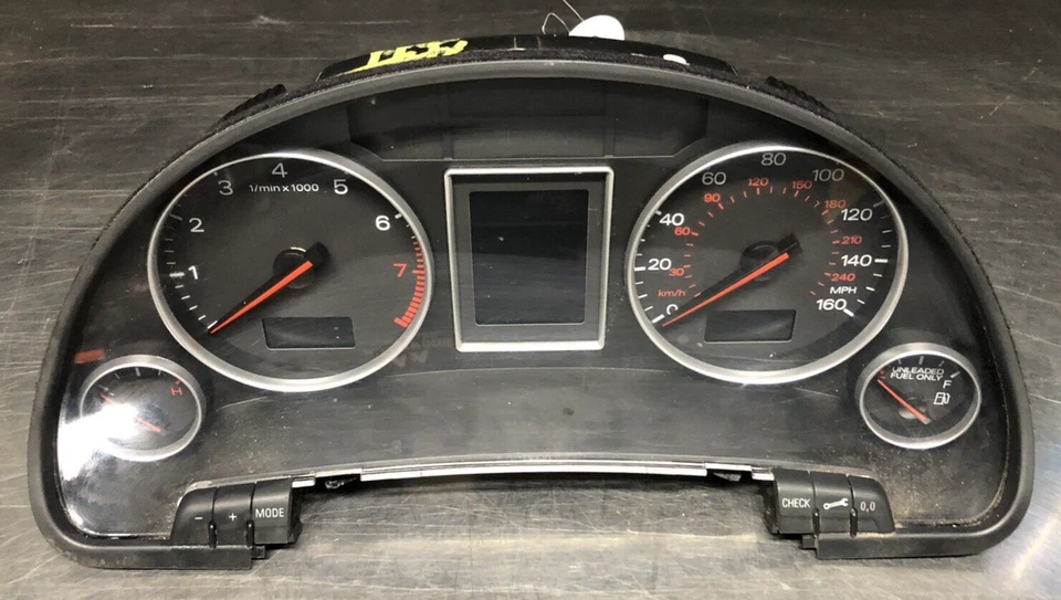 2003 Audi A4 1.8T M/T instrumento medidor de velocidade cluster - Imagem 1 de 4