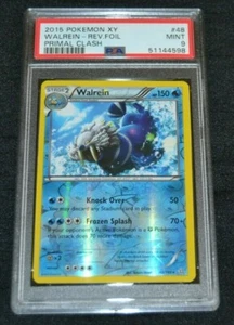 Tarjetas de Pokémon Reverse Holo Foil Walrein # 48/160 Primal Clash XY PSA 9 COMO NUEVAS - Imagen 1 de 1