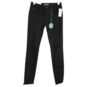 DL1961 Chloe Skinny Jeans Kids Size 12 Black Denim Distressed NWT - $69.00 - Picture 1 of 13