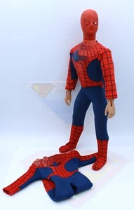 Mego Spider-Man Vintage Original 12" Action Figure ~Beater For Parts ~Extra Suit - Picture 1 of 10