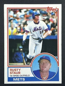 Rusty Staub 1983 Topps #740 New York Mets - Picture 1 of 2