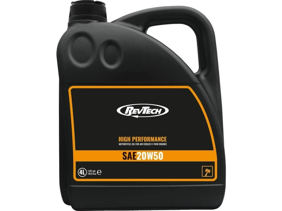 REVTECH SAE 20w50 Olio MOTORE 4 LITRI PER HARLEY DAVIDSON Milwaukee Eight M8