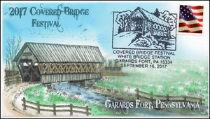 17-311, 2017,Covered Bridge Fest, Event Cover, Pictorial Postmark, PA - Picture 1 of 1