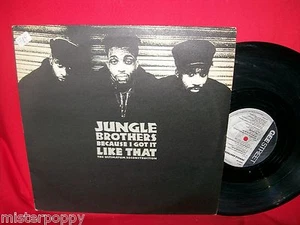 JUNGLE BROTHERS Because I got it like that LP 1990 UK First Pressing EX  Rare - Imagen 1 de 1