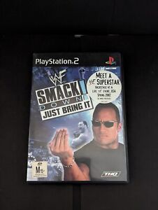 WWE SmackDown Just Bring It PS2 PAL 2001 Sports Wrestling THQ VGC Free Post