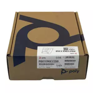 Poly Edge E350 IP Phone (2200-87010-025, 82M89AA) - New w/1-Year Warranty - Picture 1 of 5