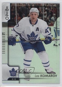2017-18 O-Pee-Chee Rainbow Foil Leo Komarov #40