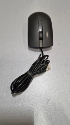 Dell MS116T USB Optisch Verkabelt Desktop Scrollrad Maus 3-Button Used Aktiv - Bild 1 von 4