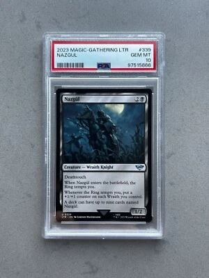 Nazgul #339 Magic the Gathering Lord Of The Rings 0339 LTR Non Foil ~ PSA 10 - Image 1 of 2