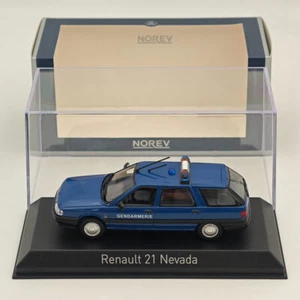 1/43 Norev Renault R21 Nevada 1994 Sw Station Wagon Gendarmerie Blue Diecast - Picture 1 of 7