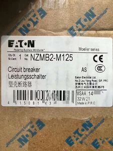1 Stück NEU EATON NZMB2-M125 Kunststoffgehäuse Leitungsschutzschalter schneller Versand - Bild 1 von 6