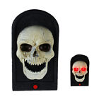 Skull Doorbell Spooky Jime Novelty Gag Door Decoration Creepy Talking Light Up