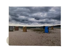 Wandbild Wandbilder Strand Norddeutsch Deko Bilder Bild Maritim Ostsee Leinwand - Bild 1 von 2