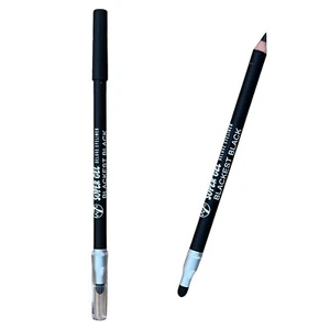 Lápiz delineador de ojos Super Gel Deluxe Soft Smudger 1,5 g - negro más negro W7 - Imagen 1 de 5
