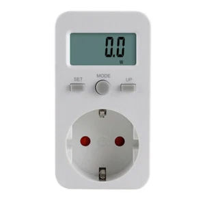 EU Steckdose Leistungsmesser Wattmeter Stromzähler Energiemonitor Stromverbrauch - Bild 1 von 6