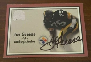 Joe Greene signed autographed 2000 Fleer Greats of the Game - Picture 1 of 1