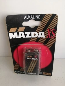 RARA BATTERIA PILA TRANSISTOR 9 V ALKALINE MAZDA XS ANNI '90 - Imagen 1 de 2
