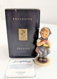 Goebel Hummel Exclusive Edition "From Me To You" #629 3 1/2" Girl w/ Bowl - Picture 1 of 12